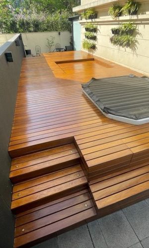 Deck de Cópia de Coleção Outdoor Deck de Cumaru 11