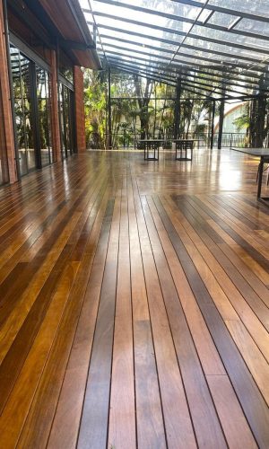 Deck de Cópia de Coleção Outdoor Deck de Cumaru