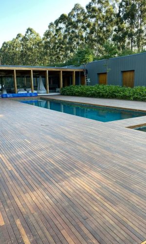 Deck de Cópia de Coleção Outdoor Deck de Ipê