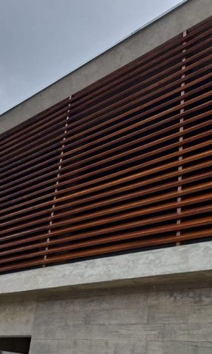 Forro de Cópia de Coleção Outdoor Brise Garapeira Escurecida 2